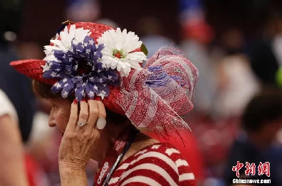 美国共和党大会 各式帽子彰显个性