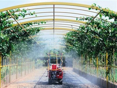 9月3日,在集科技农业、智慧农业、创意农业于一体的新一代农科示范园——“绿科秀”,传化集团向中外媒体记者展示自动打药装置。 新华社记者 陈建力摄 G20印象:杭州的“中国智造”(图1)