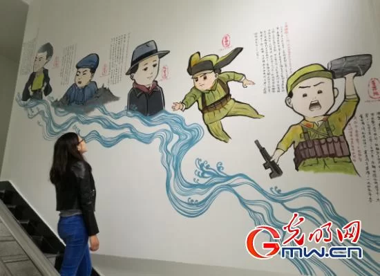 成都高新区“两学一做”接地气 “漫画楼道”获点赞 成都高新区“两学一做”接地气 “漫画楼道”获点赞(图1)