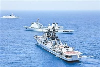 中俄海上联合军演观察:实战促融合 融合助实战(图1) 中俄海上联合军演观察:实战促融合 融合助实战(图1)