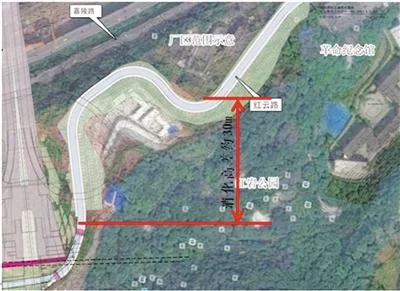 重庆再增“网红”路:2.5层螺旋立交 高差44米(图2) 重庆再增“网红”路:2.5层螺旋立交 高差44米(图2)