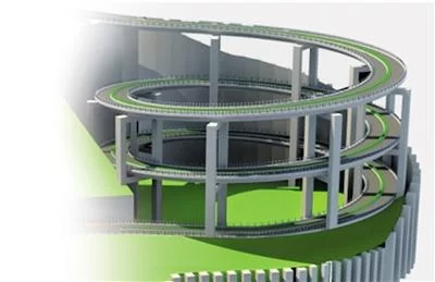 重庆再增“网红”路:2.5层螺旋立交 高差44米(图1) 重庆再增“网红”路:2.5层螺旋立交 高差44米(图1)