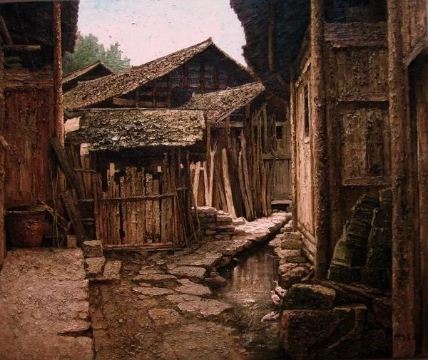 用画笔留住中国民俗文化的记忆——著名油画家闻世宏作品赏析(图6) 用画笔留住中国民俗文化的记忆——著名油画家闻世宏作品赏析(图6)