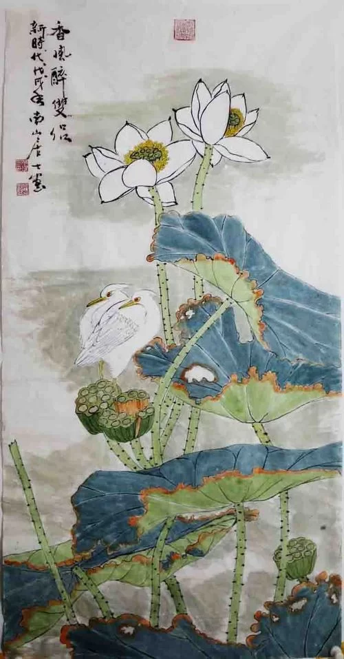 重彩共水墨齐染,写意与工笔同存——单耀宗(图4) 重彩共水墨齐染,写意与工笔同存——单耀宗(图4)