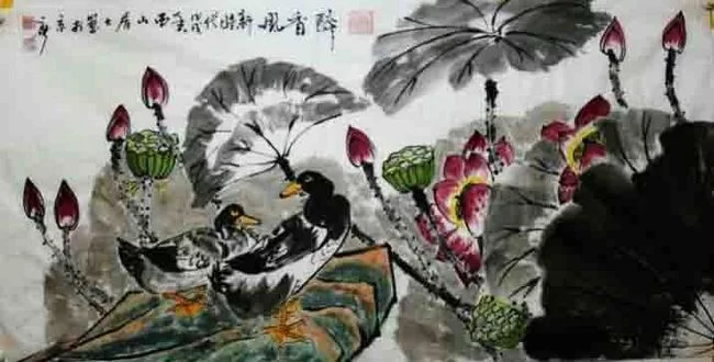 重彩共水墨齐染,写意与工笔同存——单耀宗(图3) 重彩共水墨齐染,写意与工笔同存——单耀宗(图3)