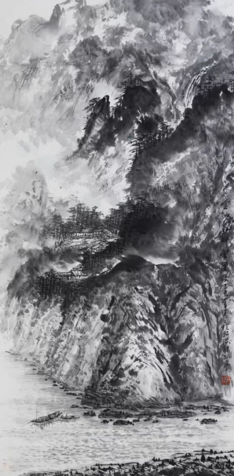 山川古韵展新貌——郑毓宁绘画作品欣赏(图8) 山川古韵展新貌——郑毓宁绘画作品欣赏(图8)