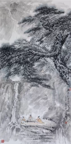 山川古韵展新貌——郑毓宁绘画作品欣赏(图5) 山川古韵展新貌——郑毓宁绘画作品欣赏(图5)