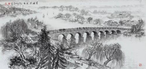 山川古韵展新貌——郑毓宁绘画作品欣赏(图3) 山川古韵展新貌——郑毓宁绘画作品欣赏(图3)