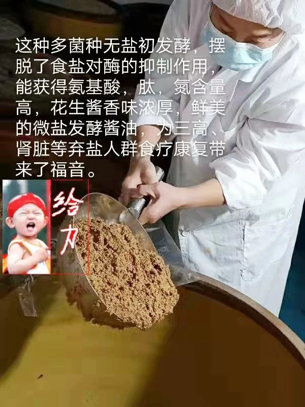 再添新品种!翠微食品采用多菌种分步发酵法成功生产晒露花生酱油(图2) 再添新品种!翠微食品采用多菌种分步发酵法成功生产晒露花生酱油(图2)