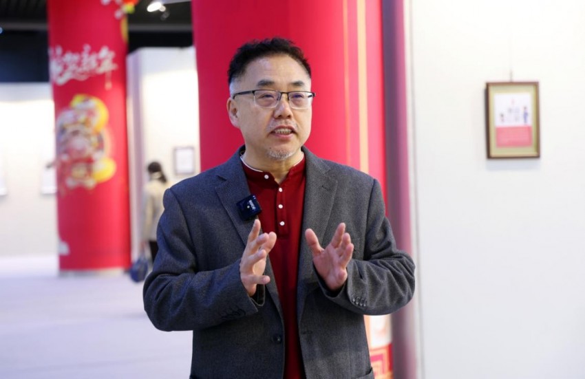 “老九漫画艺术40年·老九漫画展”在京举行(图8)