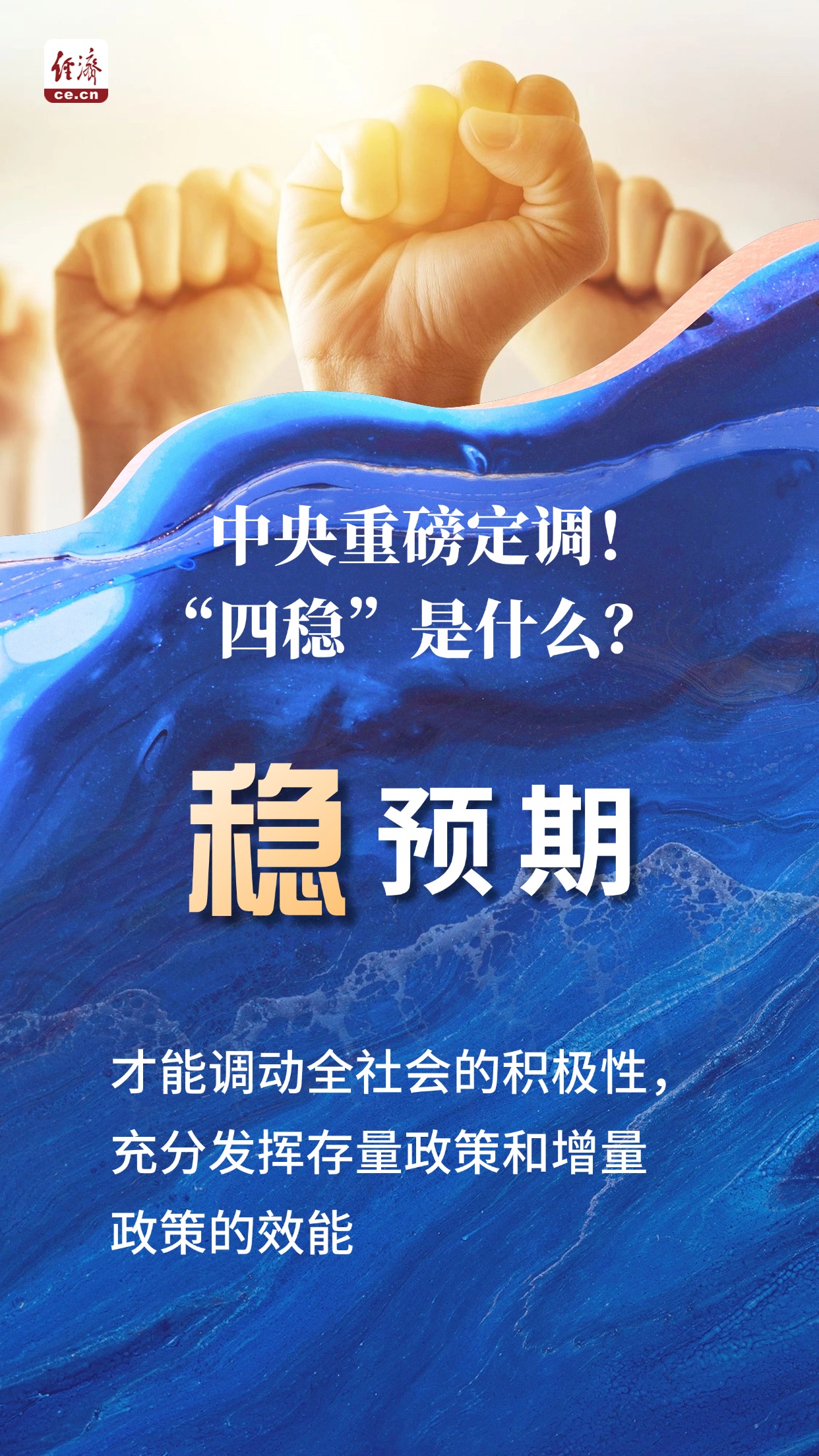 【海报】中央重磅定调！“四稳”是什么？(图5)