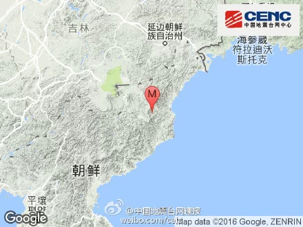 朝鲜(疑爆)发生5.0级地震 震源深度0千米(图)(图1)